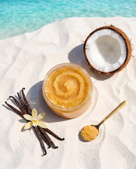 Vanilla Coconut - Sugar Scrub with Shimmer